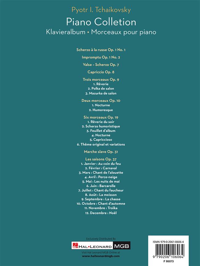 Tchaikovsky - Piano Collection - 28 Selected Piano Pieces - pro klavír